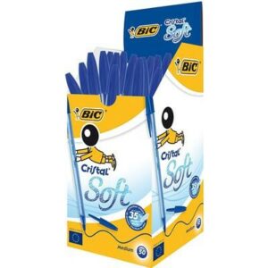 BIC Cristal Soft Blu Penna a sfera Medio 1 pz