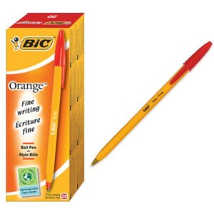 BIC Orange Fine Rosso Penna a sfera 20 pz