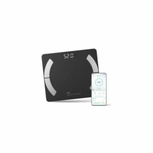 BILANCIA PESA PERSONA DIGITALE TECHMADE CON APP TM-SCALE-BK BLACK