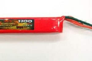 BILLOWY POWER BATTERIA LIPO 11,1V 1300MAH 20C IDEALE PER FUCILI DA SOFTAIR BL-11.1X1300