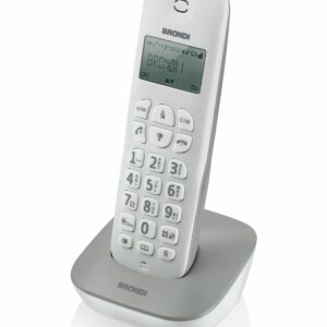 BRONDI TELEFONO CORDLESS DA CASA GALA WHITE/GREY