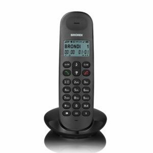 BRONDI TELEFONO CORDLESS LOTUS NERO BRONDI-LOTUS-BK