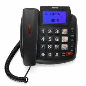 BRONDI TELEFONO DA CASA BRAVO 90 LCD NERO