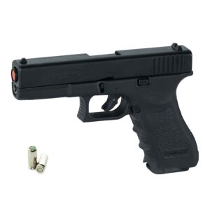 BRUNI PISTOLA A SALVE SCACCIACANI MODELLO GLOCK 17 FULL METAL COLORE NERO CALIBRO 8MM BR-1400