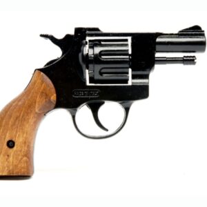 BRUNI PISTOLA A SALVE SCACCIACANI MODELLO OLYMPIC REVOLVER CON GUANCETTE IN LEGNO CALIBRO 6 BR-1000