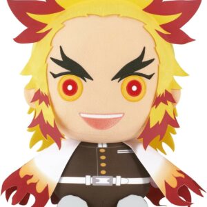 Banpresto Demon Slayer Kimetsu No Yaiba Kyojuro Rengoku - Peluche grande - Altezza 32 cm circa.