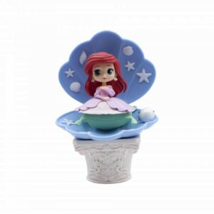 Banpresto Disney Characters Q Posket La Sirenetta Ariel Ver.A Pink Dress Style - Figura da collezione - Altezza 12 cm circa. - Realizzato in PVC e ABS