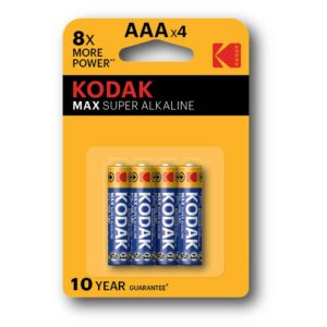 Batteria Aaa 1,5V Lr3 Kodak Max Alcaline 4Pz