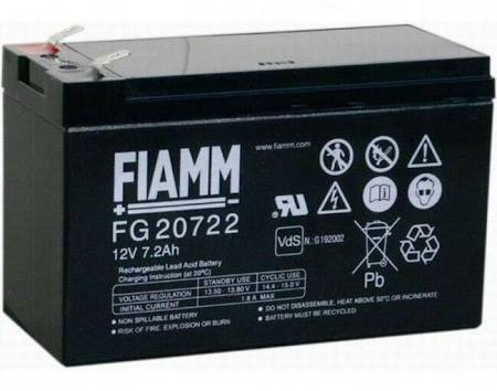 Batteria Fiamm 12V 7,2 Ah