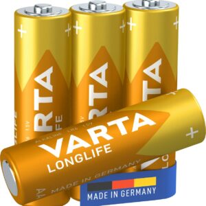 Batteria Stilo Aa 1,5V Lr6 Long Life 4Pz Varta