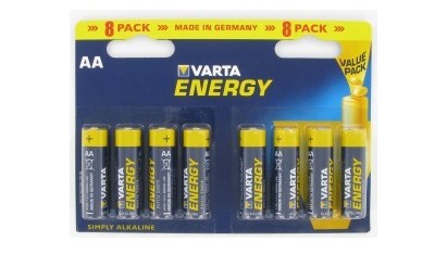 Batteria Stilo Aa Lr03 Energy Megapack 8Pz 1,5V Varta