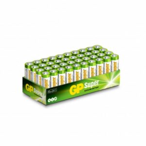 Batteria Super Alcalina 1,5V Stilo AA / 15A / LR6 (Confezione 40 Pezzi)