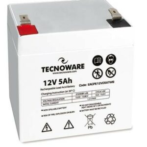 Batteria Ups Tecnoware 12Vdc 5Ah High Ermetica Al Piombo Bulk