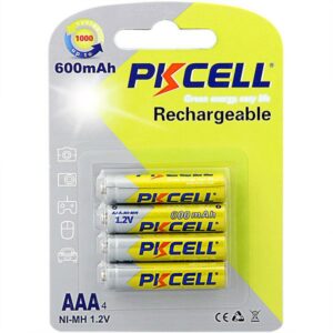 Batterie Ricaricabili Ministilo Aaa Ni-Mh 600 Mah 1,2 V Blister 4 Pezzi