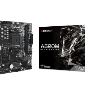 Biostar A520MT scheda madre AMD A520 Socket AM4 micro ATX