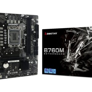 Biostar B760MX2-E D4 scheda madre Intel B760 LGA 1700 micro ATX