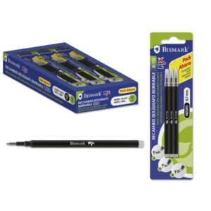 Bismark 327533 ricaricatore di penna Nero 3 pz