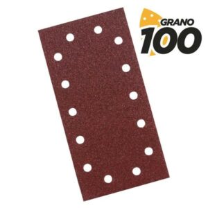 Blim Confezione da 10 Carte Vetrate con Velcro per Levigatrice BL0123 - Grana 100 - Formato Rettangolare