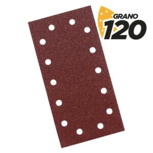 Blim Confezione da 10 Carte Vetrate con Velcro per Levigatrice BL0123 - Grana 120 - Formato Rettangolare