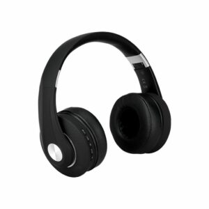 Bluetooth Wireless Headphone with Adjustable Head 500mAh Black W/Bag