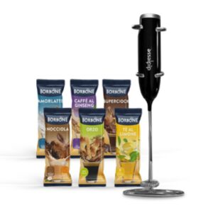 Borbone Kit Degustazione Frullino + 6 Stick Solubili