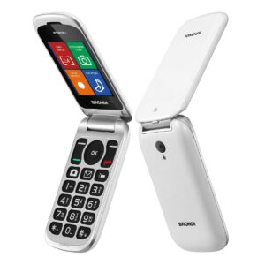 Brondi Cellulare Stone+ Clamshell Dual Sim 2,4" Gsm Quadri Band Bianco