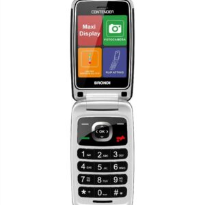 Brondi Contender 1.3Mp Flip Attivo 32M+32M Dual Sim Nero