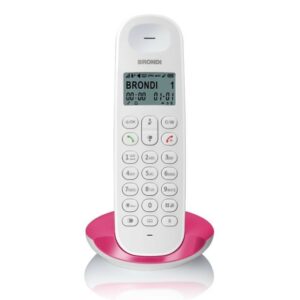 Brondi Telefono Cordless Lotus Bianco/Magenta