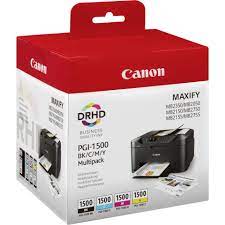 CANON BLISTER ORIGINALE CARTUCCIA PGI-1500 BK/C/M/Y 9218B005