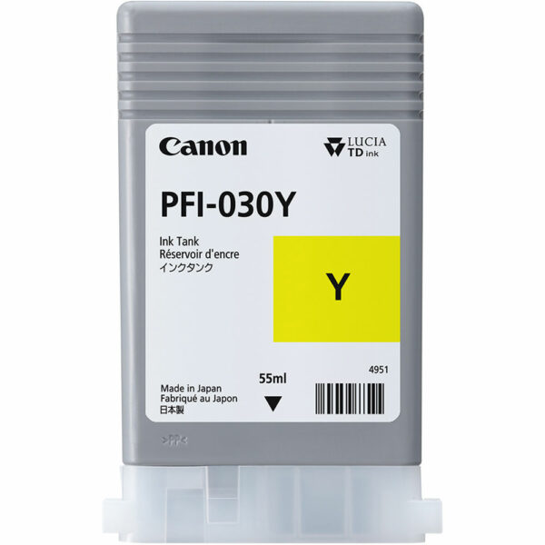 CANON SERBATOIO INCHIOSTRO COMPATIBILE PER PLOTTER PFI-030Y GIALLO 3492C001