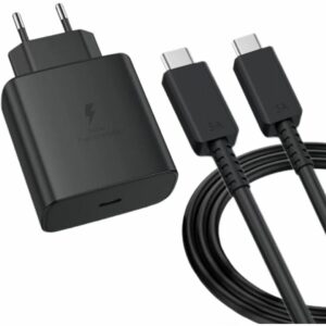 CARICABATTERIA DA RETE DUO 35W 2PORTE USB + USB-C SAMSUNG EP-TA220NBEGEU BLACK