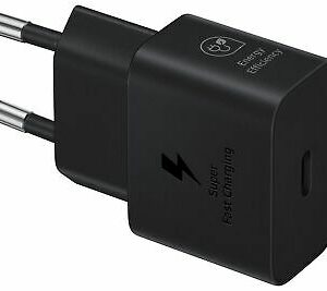 CARICABATTERIA DA RETE SAMSUNG SUPER FAST CHARGING 25W USB-C EP-T2510NBEGWW BLACK