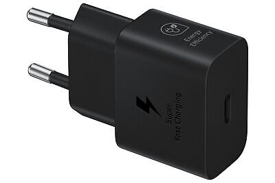 CARICABATTERIA DA RETE SAMSUNG SUPER FAST CHARGING 25W USB-C EP-T2510NBEGWW BLACK