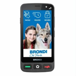 CELLULARE BRONDI AMICO SMARTPHONE S+B BLACK ITALIA