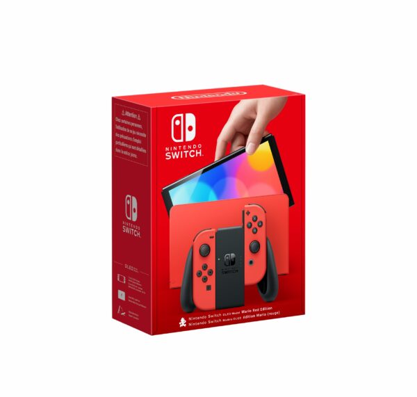 CONSOLE NINTENDO SWITCH OLED JOY-CON EDIZIONE SPECIALE MARIO ROSSA ITALIA