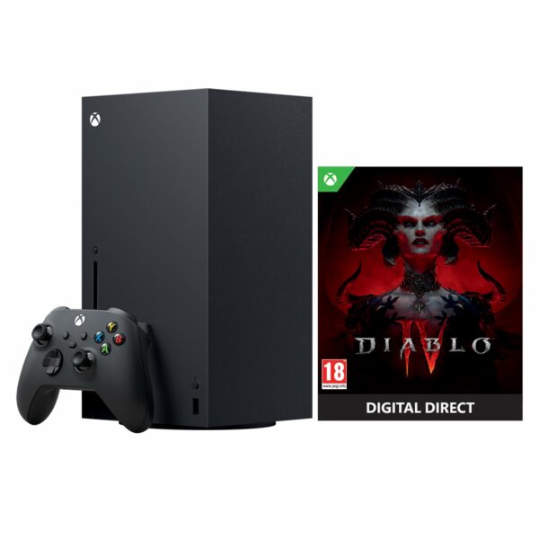 CONSOLE XBOX SERIES X 1TB MICROSOFT BLACK BUNDLE DIABLO IV ITALIA