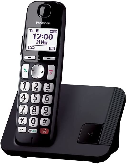 CORDLESS PANASONIC KX-TGE250JTB BLACK