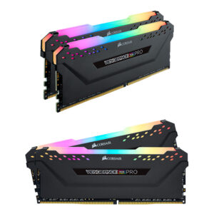 CORSAIR KIT RAM VENGEANCE DDR4 32GB (2*16GB) 3600MHZ PC4-28800 RGB PRO CMW32GX4M2D3600C18