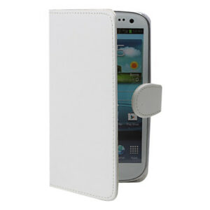 COVER IN SEMIPELLE BIANCA A FLIP PER GALAXY S3 I9300