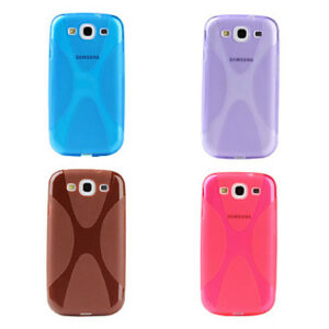 COVER IN SILICONE MARRONE PER SAMSUNG GALAXY S3 I9300