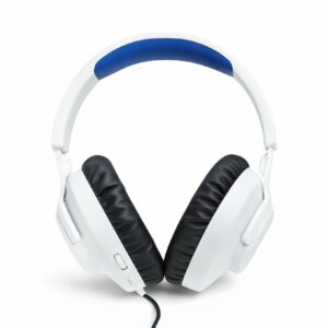 CUFFIE GAMING JBL QUANTUM OVER EAR CON FILO JBLQ100PWHTBLU WHITE