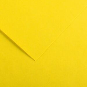 Canson Guarro Confezione da 25 Carte Iris da 185g - 50x65cm - Colore Giallo Canarino