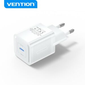 Caricatore GaN Vention FEPW0-EU con ingresso USB-C 20 W EU Bianco