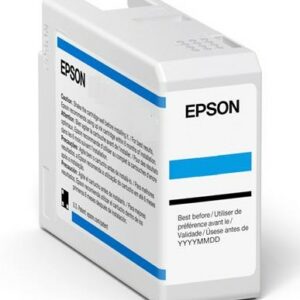 ORIGINALE Epson Cartuccia d'inchiostro ciano (chiaro) C13T47A500 T47A5 50ml