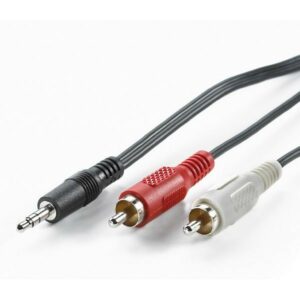 Cavo 3,5Mm-2Rca 1,5Mt M/M Bk/Rd/Wh Value