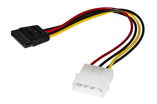 Cavo Adattatore Alimentazione Sata 15 Poli - Molex 4 Poli Cm.0.15