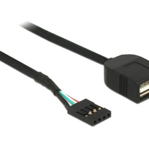 Cavo Adattatore Usb 2.0 Femmina - Pin 4 Poli Cm 40