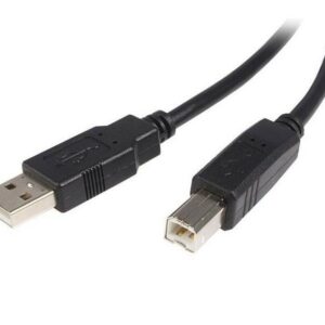 Cavo Cavo USB Spina A Spina B nera 2 m Da USB-A a USB-B