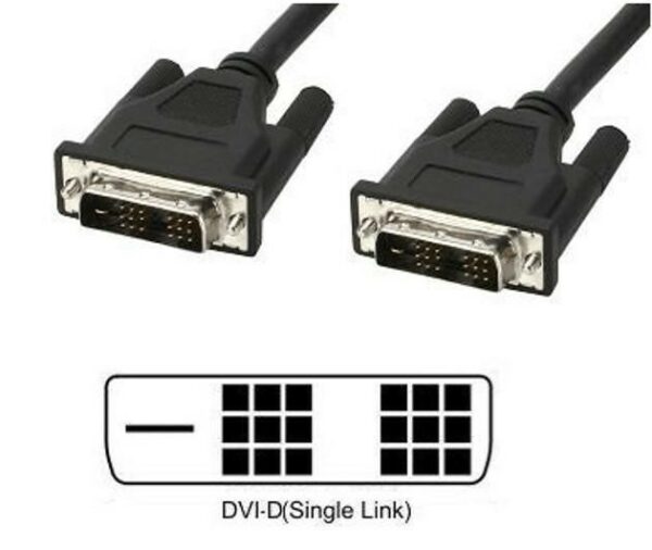 Cavo DVI-D M a DVI-D M Single Link 180cm