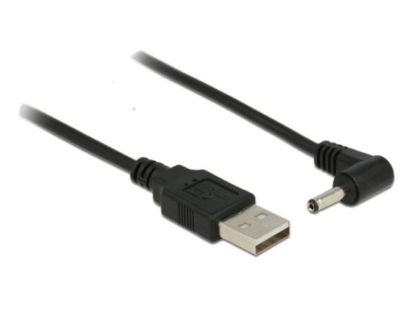 Cavo Di Alimentazione Usb Dc 3,5 X 1,35Mm 90° 1,5 Mt